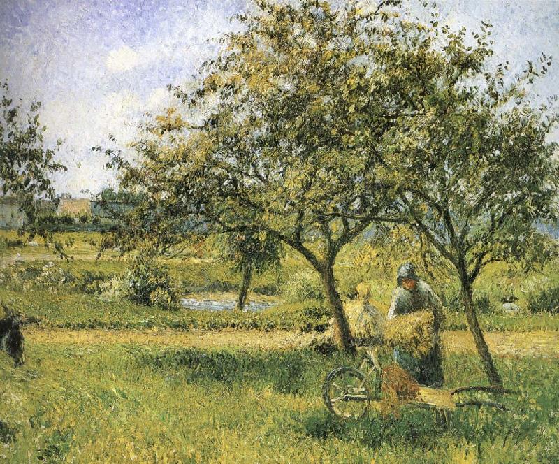 Camille Pissarro Wheelbarrow Spain oil painting art